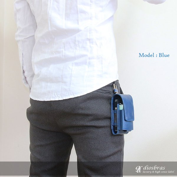 画像11: アイコスケース 本革 レザー iQOSケース マグネット開閉式 アイコス ケース ヒートスティック 予備ホルダー収納可 ギフト プレゼント|レザーケース 電子タバコ カバー ホルダー 革 アイコスカバー たばこケース (11)