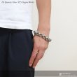 画像2: トリプル スカル チェーン　ブレスレット 髑髏　骸骨　ボーン　プレート　チェーン　シルバーブレスレット シルバーアクセサリー　シルバーアクセサリー メンズ シルバーバングル ブレスレット バングル　シルバー925 メンズアクセサリー プレゼント 人気 送料無料 (2)