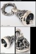 画像2: シルバー925 ドラゴン 竜　バイカーベル 和柄 龍彫りペンダント ガーディアンベル [ メンズ | シルバーネックレス | シルバーアクセ | ペンダントトップ | ハード ] (2)