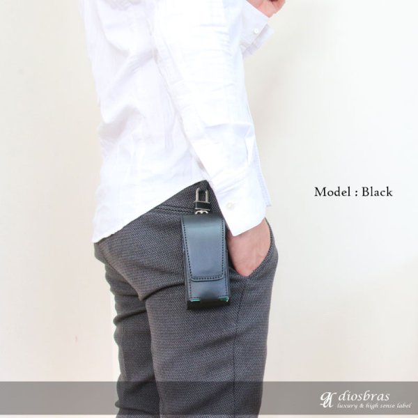 画像6: 【アウトレットセール】アイコスケース 本革 サドルレザー レザー iQOSケース マグネット開閉式 アイコス ケース ヒートスティック 予備ホルダー収納可 ギフト プレゼント|レザーケース 電子タバコ カバー ホルダー 革 アイコスカバー たばこケース (6)