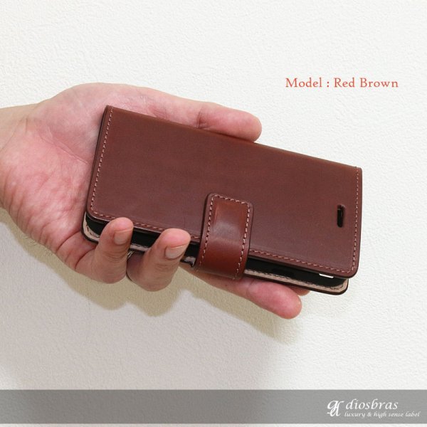 画像6: ホースレザー iPhone7/iphone8/ 手帳型レザーケース スマホケース サドルレザー モバイルケース 牛革 本革 馬革 ブライドル 携帯ケース スマートフォン スマートホン iphone アイフォーン アイフォン カードケース スマホカバー ケータイカバー 携帯カバー レザーケース (6)