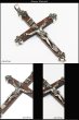 画像2: ペンダント　クロス　十字架　ロザリオ　キリスト　ウッド 木製　シルバー925/ペンダント トップ シルバー 925/ネックレス/ ネックレス  メンズ レディース (2)