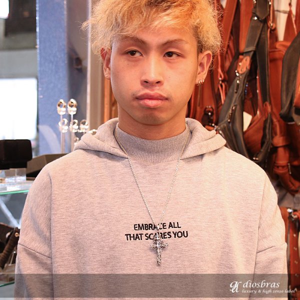 画像3: クロス　王冠ペンダント　クロス　クラウン　十字架 アラベスク　シルバー925/ペンダント トップ シルバー 925/ネックレス/ ネックレス  メンズ レディース (3)