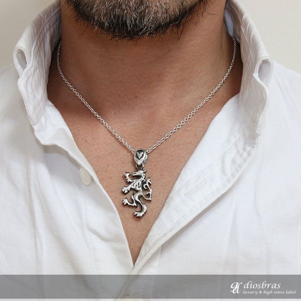 画像3: ウルフ 狼 ペンダント トップ ゴシック シルバー925ペンダント/ペンダント トップ シルバー 925/ネックレス/ ネックレス ライオン 獅子 メンズ レディース ネイティブ インディアン≪メール便なら送料無料!!≫ (3)