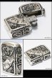 画像3: ドクロ　骸骨 スカル 髑髏　ZIPPO　ジッポ　シルバー９２５　スターリングシルバー　ZIPPOライター (3)