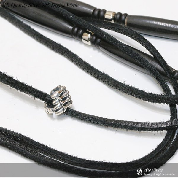 画像3: ビーズ/シルバー/シルバー925/ビーズ/アクセサリー/ハンドメイド/パーツ/スカル ハンド 骸骨 髑髏 ドクロ クロス 十字架 トリプルクラウン ゴシック アラベスク 縦9mm 直径13,8mm 穴径7mm ≪メール便80円≫ (3)