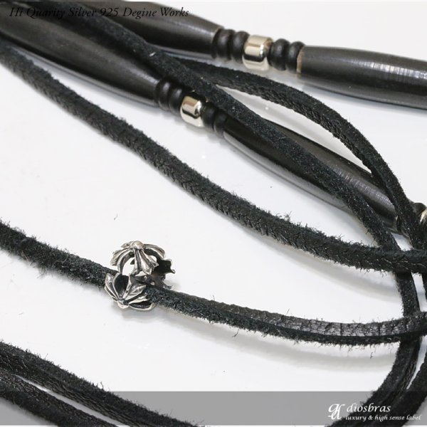 画像3: ビーズ/シルバー/シルバー925/ビーズ/アクセサリー/ハンドメイド/パーツ/クロス 十字架 トリプルクラウン ゴシック アラベスク 縦8,3mm 直径10,9mm 穴径6,8mm ≪メール便80円≫ (3)