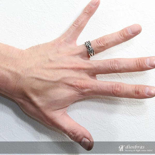 画像3: シルバー925 シルバーリング メンズ　ブリリアント　カット ブラックジルコニア　オニキス　パワーストーン 天然石 スターリングシルバー 指輪 ring silver925 銀 シルバーアクセサリー 男性 女性 レディース【メール便なら送料無料】 (3)