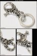 画像2: スカル シルバーキーチェーン シルバーアクセサリー メンズアクセサリー 骸骨　スカルヘッド　キーホルダー シルバー925 ウォレットチェーン 送料無料 【diosbras-ディオブラス-】 (2)