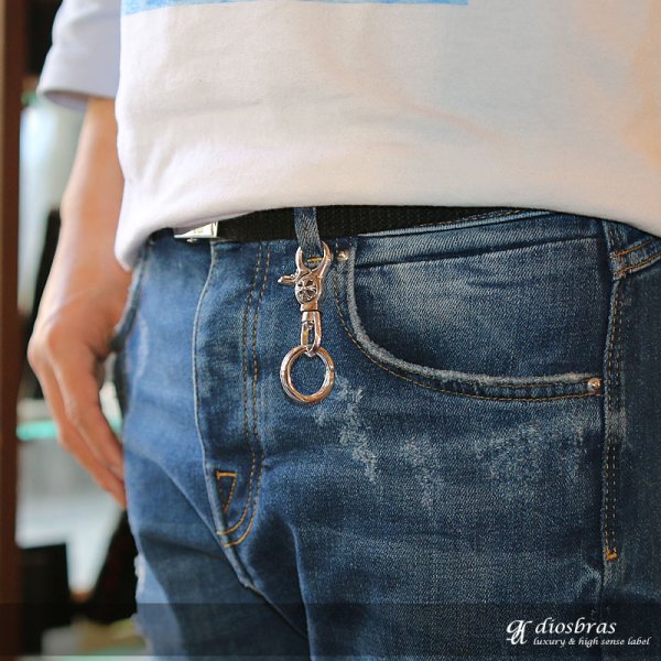 画像3: クロス シルバーキーチェーン シルバーアクセサリー メンズアクセサリー キーホルダー シルバー925 ウォレットチェーン 送料無料 【diosbras-ディオブラス-】 (3)