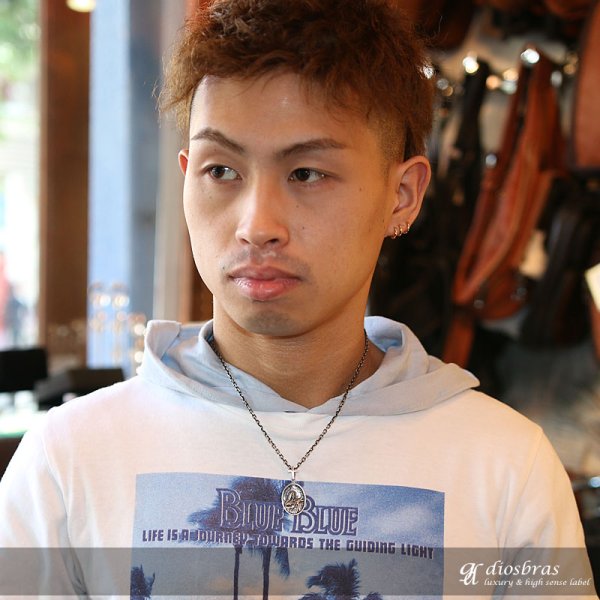 画像2: ペンダント クロス 十字架 ロザリオ キリスト リバーシブル 死神 シルバー925/ペンダント トップ シルバー 925/ネックレス/ ネックレス  メンズ レディース メダイ【メール便なら送料無料】 (2)