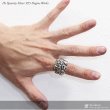 画像3: 【シルバーリング】【スカルリング】【シルバーアクセサリー】スカル ボーンハンド ドクロ スカルリング シルバーアクセサリー メンズ シルバーリング 指輪 シルバー925 メンズアクセサリー エイリアン　ターミネーター　大きいサイズ 送料無料 (3)