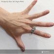 画像3: 【シルバーリング】【スカルリング】ファンキースカル【シルバーアクセサリー】スカル ボーンハンド ドクロ スカルリング シルバーアクセサリー メンズ シルバーリング 指輪 シルバー925 メンズアクセサリー ロック メール便なら送料無料 (3)