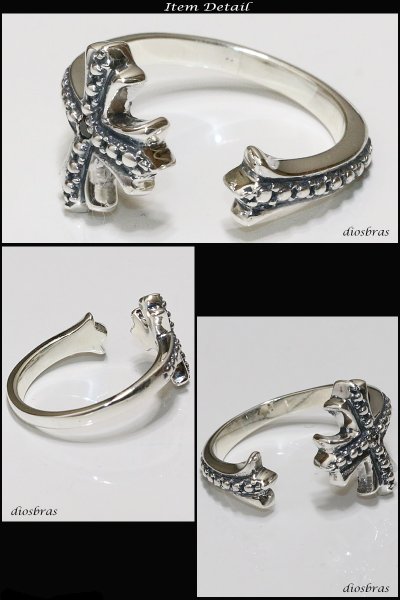 画像3: シルバー925 シルバーリング ブラックジルコニア メンズ クロス 十字架 パワーストーン オニキス 天然石 スターリングシルバー ゴシック 指輪 ring silver925 銀 シルバーアクセサリー 男性 女性 レディース 極小 シンプル【メール便なら全国送料無料】 (3)