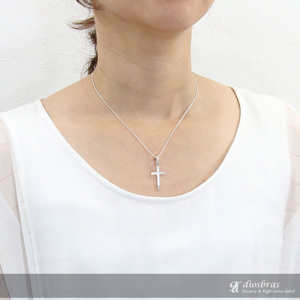 画像4: 【インレイ クロスペンダント トップ】美しいインレイワークのペンダント シェル マザーオブパール ジルコニア クロスペンダント シンプル ネイティブアメリカン インディアンジュエリー/シルバー925/ ネックレス メンズ レディース≪メール便なら送料無料!!≫ (4)