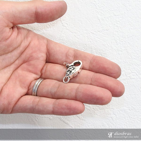 画像3: キーフック チェーン フック ナスカン キーチェーン/シルバー/シルバー925/パーツ/アクセサリー/ハンドメイド/パーツ/ クロス 十字架 クラウン ゴシック アラベスク 【メール便全国送料無料】 (3)