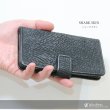 画像2: 全機種対応 シャークスキン iPhone XS Max  iPhone7plus/iphone8plus/ 手帳型レザーケース スマホケース サメ革 モバイルケース 牛革 本革 カーフレザー 携帯ケース スマートフォン スマートホン  カードケース　スマホカバー ケータイカバー 携帯ケース (2)