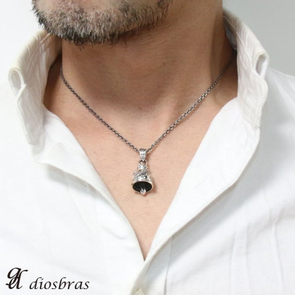 画像3: イーグル フェザー シルバー925 鈴 ベル バイカーベル ペンダント 羽根 ガーディアンベル (3)