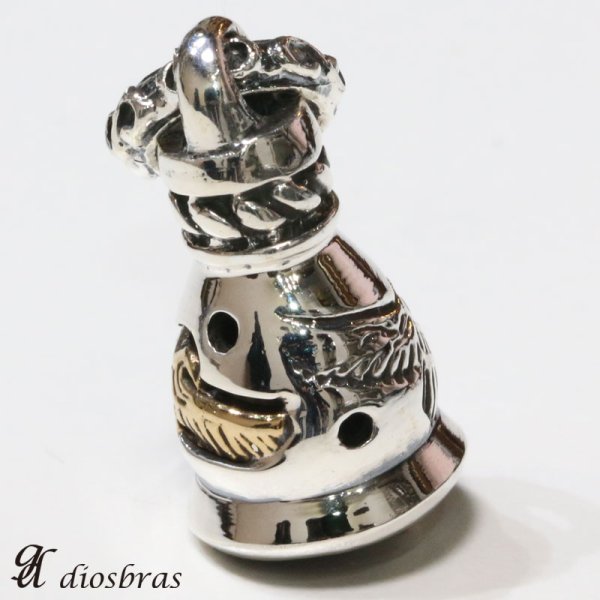 画像4: イーグル フェザー シルバー925 鈴 ベル ペンダント 羽根 ガーディアンベル (4)