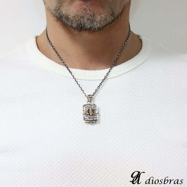 画像5: 聖書バイブル・マリア 開閉式(インサイド・クロス)・ロケット ピルケース/シルバー925&ブラスペンダント マリアプレート ネックレス【メイン】マリアペンダントトップ銀シルバー925 マリア様 【マリア ネックレス】(SILVER925 maria )マリア ネックレス メダイ (5)