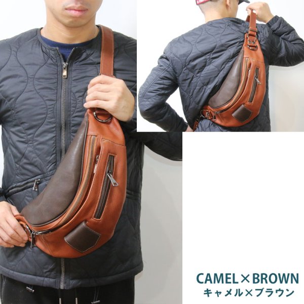 画像6: ボディバッグ 本革 ワンショルダーバッグ 革 メンズ ハンドメイド レザー | ボディーバッグ レザーバッグ ショルダーバッグ 牛革 ショルダーバック ショルダー ギフト 誕生日プレゼント バッグ ボディバック 大容量 ペットボトル ワンショルダー プレゼントにおすすめ (6)