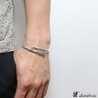 画像2: 【シルバーバングル】　スター　矢じり　矢　アロー　デザイン　フェザー【シルバーアクセサリー】インディアンジュエリー　シルバーアクセサリー メンズ シルバーバングル ブレスレット シルバー925 メンズアクセサリー ネイティブアメリカン　人気 　バングル (2)