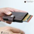 画像17: カードケース スライド イタリアンレザー イタリア　レザー　本革 牛革　財布　ウォレット　二つ折り財布　アルミニウム　カードケース スキミング防止 磁気 薄型 スリム RFID カードホルダー スライド式 マネークリップ メンズ レディース キャッシュレス ミニマリスト (17)