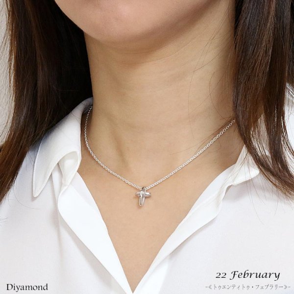 画像10: ブラックダイヤモンド ネックレス クロス ブラック ダイヤモンド 0.03ct ダイヤモンド ペンダント ネックレス シルバー925 チェーンセット カラット ミニ Sサイズ【全国送料無料】【22 February -22フェブラリー-】 (10)