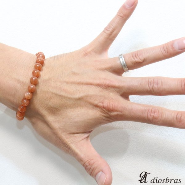 画像3: ブラウンルチルクォーツ 丸玉ブレス 8mm ブレスレット 数珠 針水晶 パワーストーン メンズ 男性用 レディース  【パワーストーン】【お数珠】【念珠】【天然石ブレス】【【風水グッズ 】【開運アイテム】【お守り】 (3)