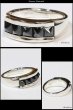 画像3: シルバー925 シルバーリング ブラックジルコニア　メンズ スタッズ　スクエア パワーストーン オニキス　天然石  スターリングシルバー 指輪 ring silver925 銀 シルバーアクセサリー 男性 女性 レディース (3)
