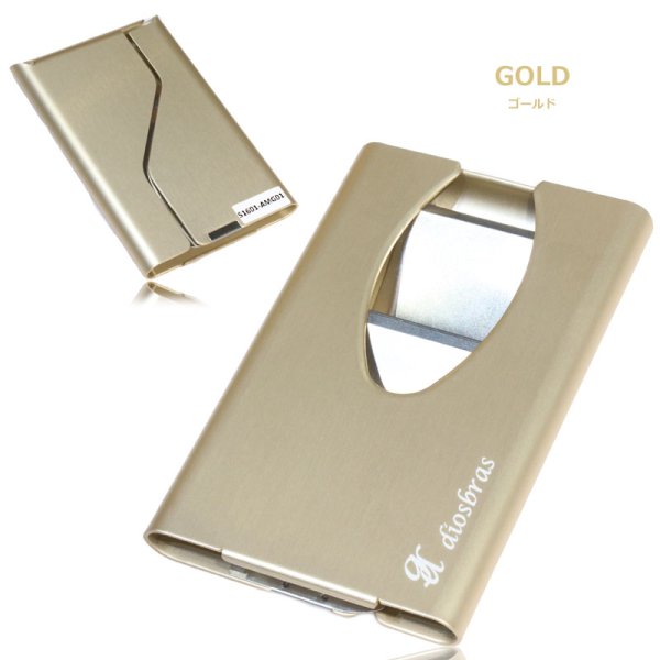 画像9: 名刺入れ スライド アルミニウム スライド 名刺ケース  薄型 スリム カードホルダー スライド式 メンズ レディース ビジネスカード ミニマリスト プレゼントおしゃれ 人気 オススメ おすすめ 【メール便送料無料  】 (9)