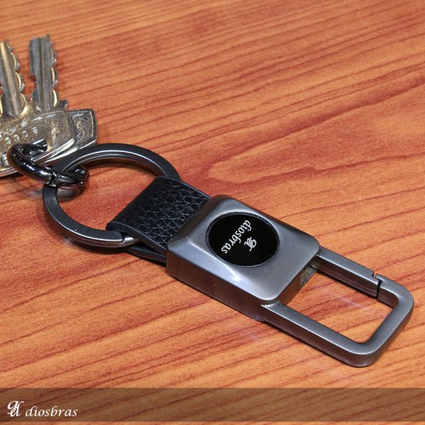 画像8: カラビナキーホルダー ステンレスワイヤー クリップ クリップ リング型キーホルダー キーホールディングス車 家 鍵 キーチェーン プレゼント 【メール便送料無料】 (8)