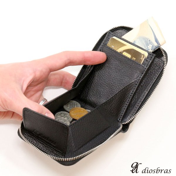 画像7: ミニ財布 ラウンドファスナー小銭入れ コインケース メンズ レディース 本革 スティングレイ エイ革 カードケース 名刺入れ コインケース ショート シンプル ウォレット ラウンド ジッパー 財布 レザーウォレット 牛革 紳士 婦人 プレゼント スティングレー ガルーシャ (7)