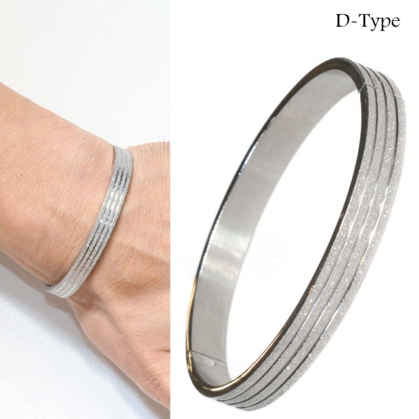 画像6: バングル ステンレス 316L サージカルステンレス プレーン ステンレスブレスレット ステンレスバングル シルバーブレスレット ゴールド シルバー ブラックニッケル 【 メンズ レディース SILVER925 ステンレススティール シルバーアクセ 【diosbras-ディオブラス-】 (6)