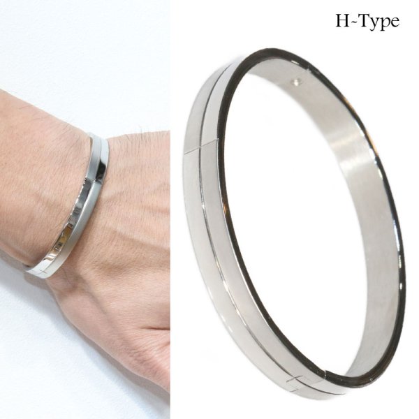 画像10: バングル ステンレス 316L サージカルステンレス プレーン ステンレスブレスレット ステンレスバングル シルバーブレスレット ゴールド シルバー ブラックニッケル 【 メンズ レディース SILVER925 ステンレススティール シルバーアクセ 【diosbras-ディオブラス-】 (10)