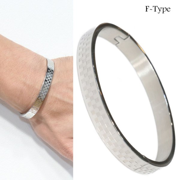 画像8: バングル ステンレス 316L サージカルステンレス プレーン ステンレスブレスレット ステンレスバングル シルバーブレスレット ゴールド シルバー ブラックニッケル 【 メンズ レディース SILVER925 ステンレススティール シルバーアクセ 【diosbras-ディオブラス-】 (8)