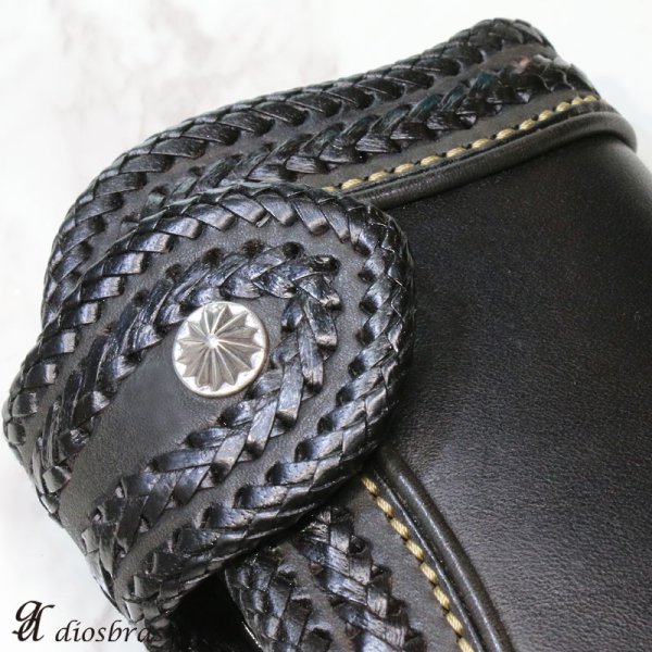 画像3: コンチョ コンチョ 太陽神 サンマーク インディアン ネイティブアメリカン コンチョ シルバー925コンチョ 財布 ウォレット メンズ (ネジ式)【メール便なら送料無料!!】 (3)