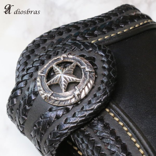 画像3: コンチョ コンチョ ネイティブ スター 星 コイン アラベスク インディアン 【L】 コンチョシルバー925コンチョ ナバホ 財布 ウォレット メンズ (ネジ式)【メール便送料無料!!】 (3)