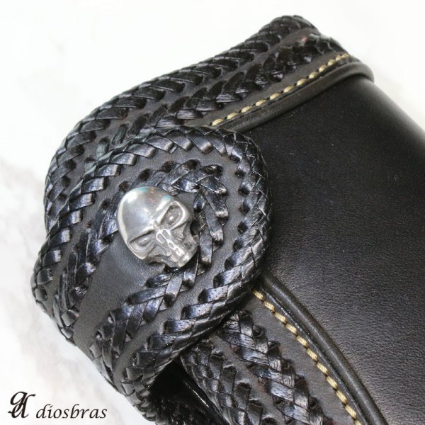 画像3: コンチョ スカル ドクロ 骸骨 ドクロ コンチョ亜鉛合金製 コンチョ ドロップハンドル ジョイントパーツ(ネジ式)【メール便限定送料無料!!】 (3)