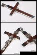 画像2: ペンダント　クロス　十字架　ロザリオ　キリスト　ウッド 木製　シルバー925/ペンダント トップ シルバー 925/ネックレス/ ネックレス  メンズ レディース (2)