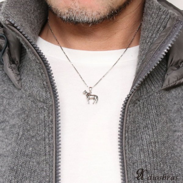 画像4: ミニチュアペンダント 馬 キリン 象 ゾウ エレファント ジラフ ホース シルバー925/ネックレス メンズ レディース【メール便なら送料無料】 (4)