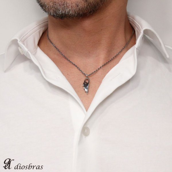 画像3: ペンダント ウイング 羽根 フェザー シルバー925/ペンダント トップ シルバー 925/ネックレス/ ネックレス  メンズ レディース≪メール便送料無料≫ (3)