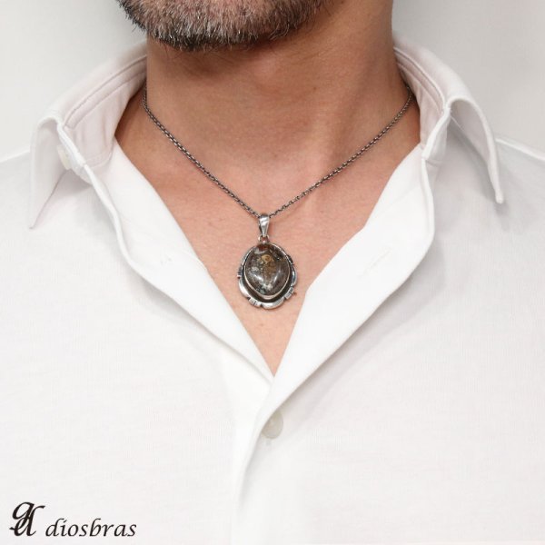 画像3: 【diosbras-ディオブラス-】一点物ボルダー  オパール 中サイズ ペンダント ネックレス OPAL オーストラリア原産 原石カット (3)