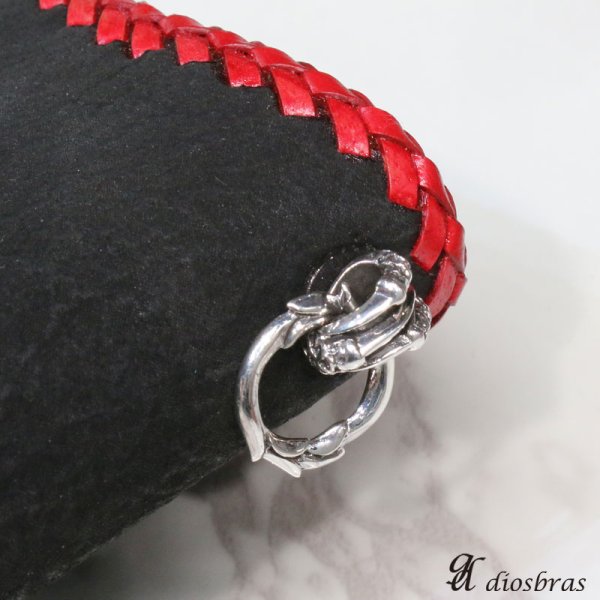 画像2: コンチョ ドラゴン クロウ 爪 竜 龍 ジョイントパーツ ドロップハンドル コンチョ シルバー925 コンチョ (ネジ式)【diosbras-ディオブラス-】【メール便送料無料!!】 (2)