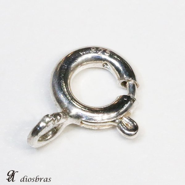 画像4: 3サイズ【 高級SILVER925 カニカン 】シルバー925製 無垢ナスカン大 中 小 1個売り パーツ 材料 シルバー925 silver シルバー 925 チェーン 延長 ネックレス延長 アジャスターチェーン 継ぎ足し 足す 付け足し 銀 ユニセックス 男女兼用 兼用 レディース メンズ (4)