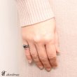 画像3: 【シルバーリング】【リング】【シルバーアクセサリー】ブラックジルコニア アラベスク　ピンキーリング シルバーアクセサリー メンズ シルバーリング 指輪 シルバー925 メンズアクセサリー 大きいサイズ 送料無料 (3)