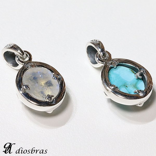 画像4: 【クロス ペンダント トップ】十字架 ターコイズ ムーンストーン ゴシック シルバー925ペンダント/ペンダント トップ シルバー 925/ネックレス/ ネックレス メンズ レディース≪メール便送料無料!!≫ (4)