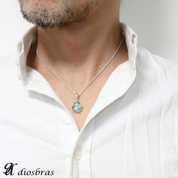 画像2: 【クロス ペンダント トップ】十字架 ターコイズ ムーンストーン ゴシック シルバー925ペンダント/ペンダント トップ シルバー 925/ネックレス/ ネックレス メンズ レディース≪メール便送料無料!!≫ (2)