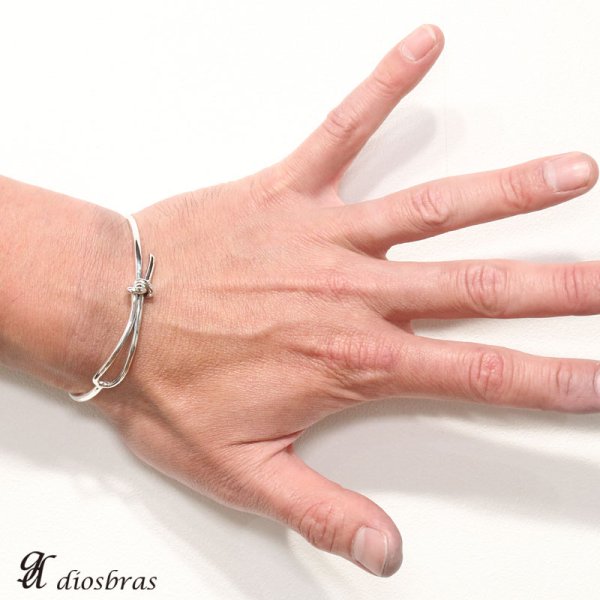 画像3: 【シルバーバングル】ハンドメイド　チェーン　デザイン　ねじり 編み込み 4本編み　フェザー【シルバーアクセサリー】バリチェーン　シルバーアクセサリー メンズ シルバーバングル ブレスレット シルバー925 メンズアクセサリー ネイティブアメリカン　人気 　バングル (3)