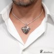 画像3: シルバー925 ピッグケース　ピック　アラベスク　ジルコニア　ピックケースペンダント/シルバー925/silver/ギター/バンド/ピック/スカル/スカルボーン/髑髏/メンズアクセサリー/≪送料無料!!≫ (3)